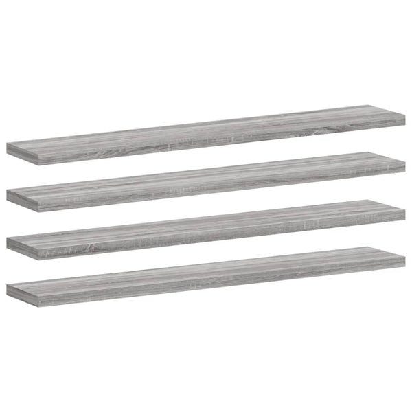 Wandschappen 60X10X1,5 Cm Bewerkt Hout Eiken Grijs Sonoma