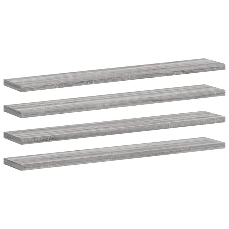 Wandschappen 60X10X1,5 Cm Bewerkt Hout Eiken Grijs Sonoma