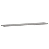 Wandschappen 60X10X1,5 Cm Bewerkt Hout Eiken Grijs Sonoma