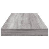 Wandschappen 60X10X1,5 Cm Bewerkt Hout Eiken Grijs Sonoma