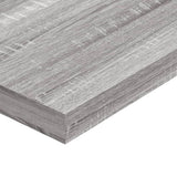 Wandschappen 60X10X1,5 Cm Bewerkt Hout Eiken Grijs Sonoma