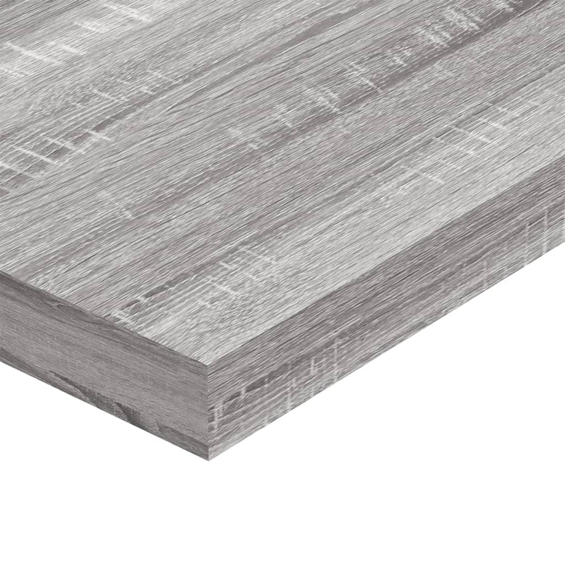 Wandschappen 60X10X1,5 Cm Bewerkt Hout Eiken Grijs Sonoma