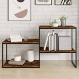 Wandschappen 60X10X1,5 Cm Bewerkt Hout Kleur Gerookt Eiken