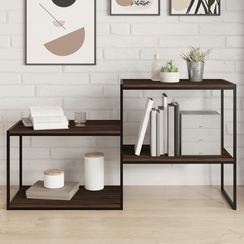 Wandschappen 100X50X1,5 Cm Bewerkt Hout Bruin Eikenkleur
