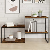 Wandschappen 60X10X1,5 Cm Bewerkt Hout Kleur Gerookt Eiken