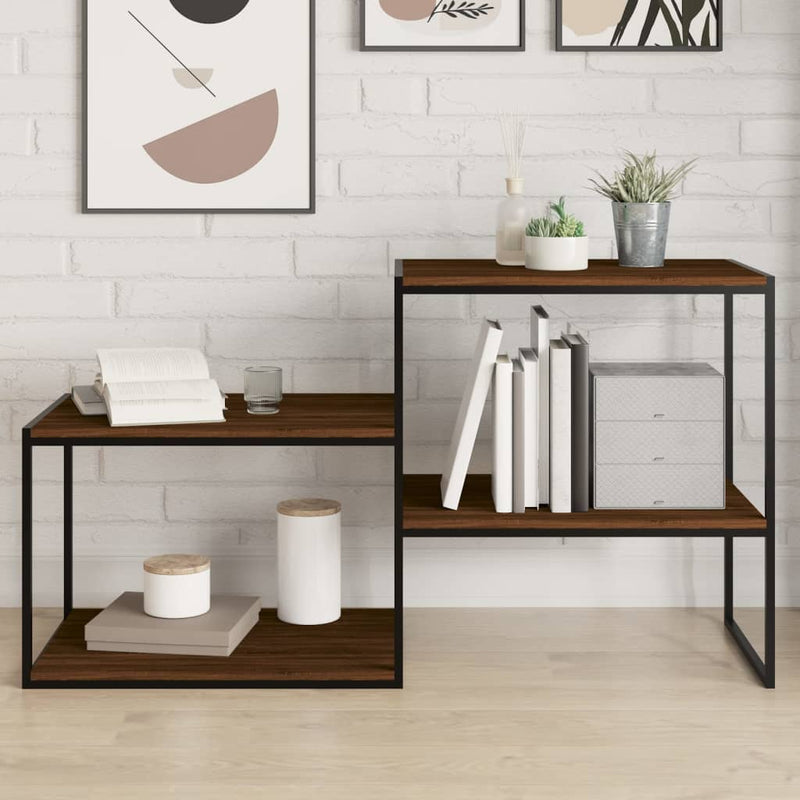 Wandschappen 100X50X1,5 Cm Bewerkt Hout Bruin Eikenkleur