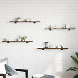 Wandschappen 100X50X1,5 Cm Bewerkt Hout Bruin Eikenkleur