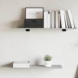 Wandschappen 60X10X1,5 Cm Bewerkt Hout Eiken Grijs Sonoma