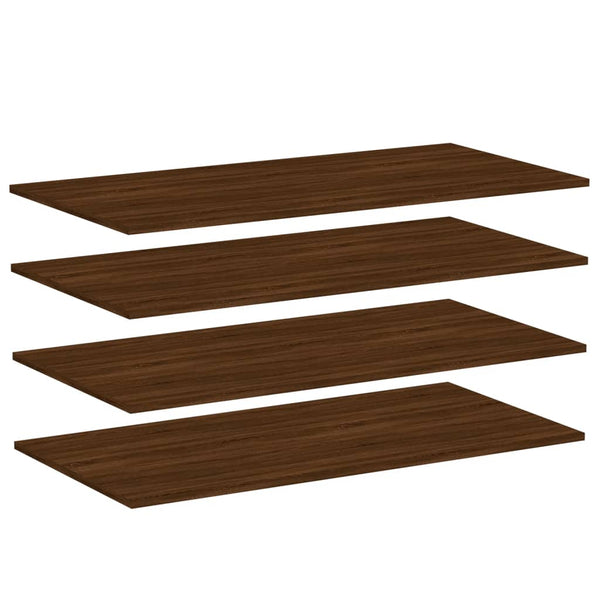 Wandschappen 100X50X1,5 Cm Bewerkt Hout Bruin Eikenkleur