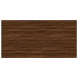 Wandschappen 100X50X1,5 Cm Bewerkt Hout Bruin Eikenkleur