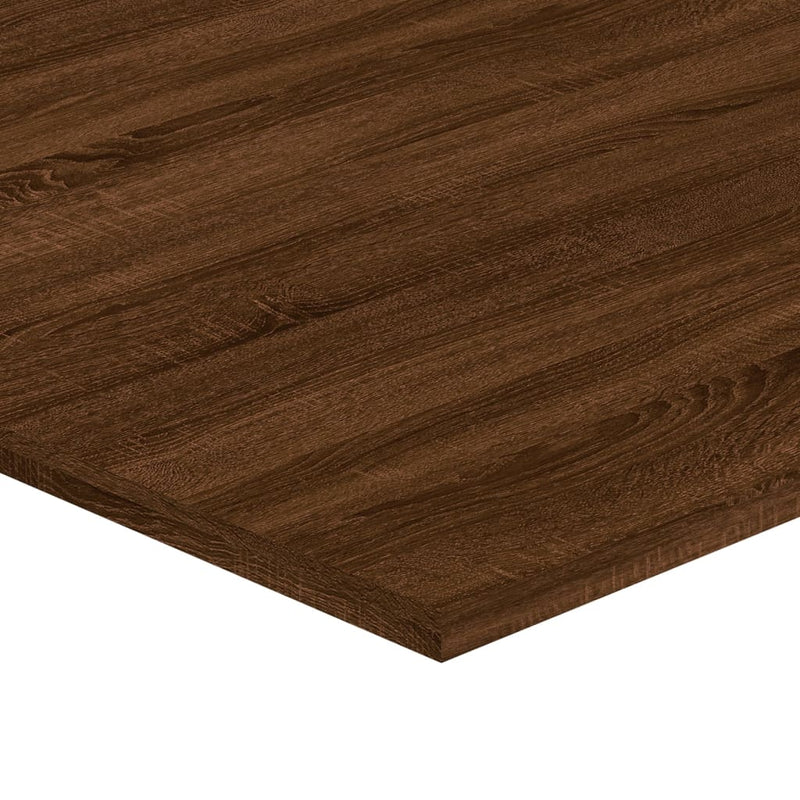 Wandschappen 100X50X1,5 Cm Bewerkt Hout Bruin Eikenkleur
