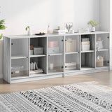 Dressoir 102 X 37 X 75.5 Cm Bewerkt Hout