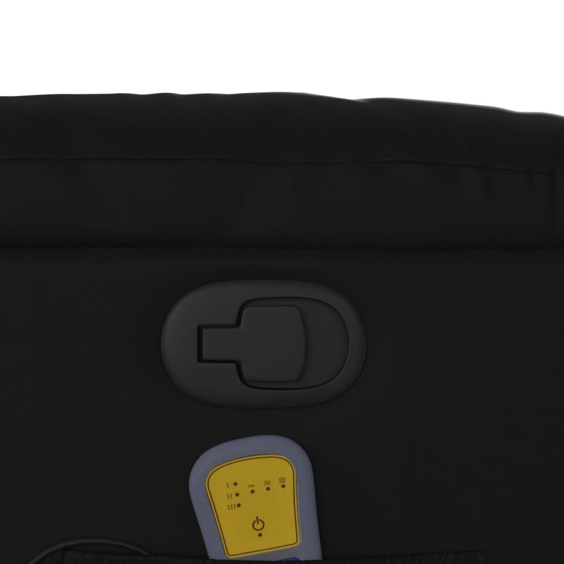 Massagestoel Van Zwart Kunstleer