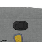 Massagestoel Met Lichtgrijze Stof