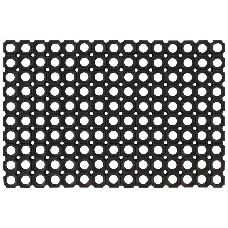Deurmat Halfrond 45X75 Cm Rubber