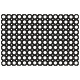 Deurmat Halfrond 45X75 Cm Rubber