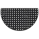 Deurmat Halfrond 45X75 Cm Rubber