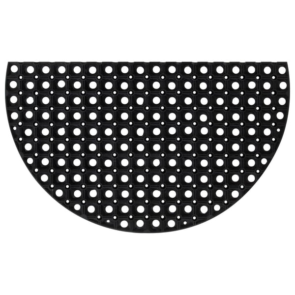 Deurmat Halfrond 45X75 Cm Rubber