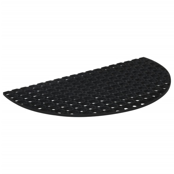Deurmat Halfrond 45X75 Cm Rubber