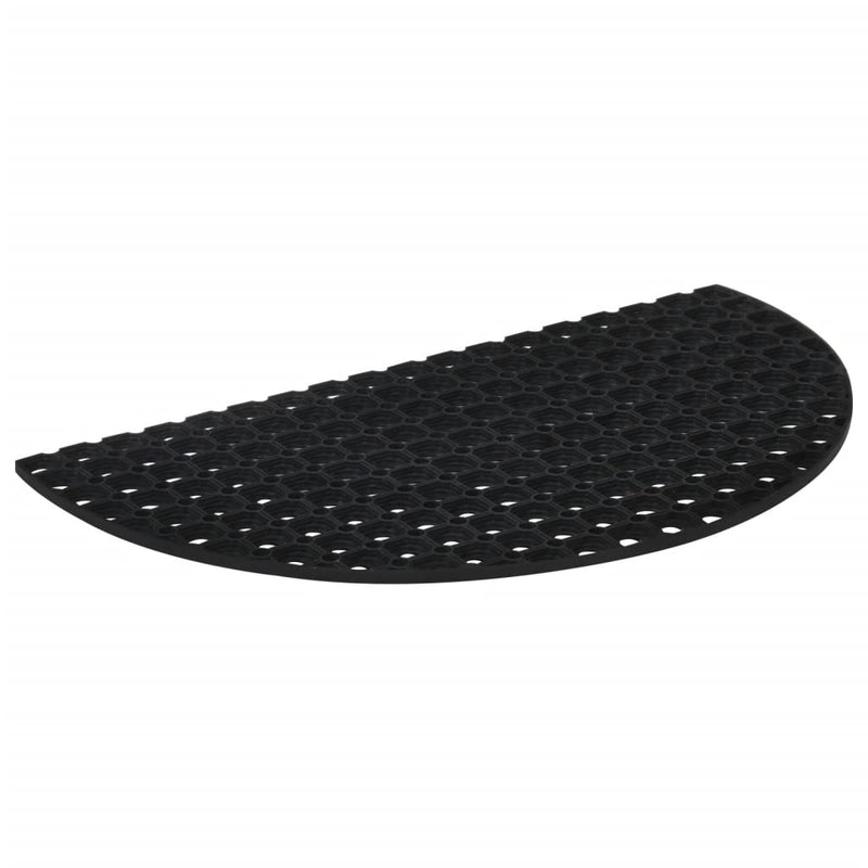 Deurmat Halfrond 45X75 Cm Rubber
