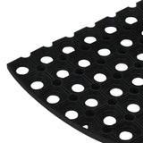 Deurmat Halfrond 45X75 Cm Rubber