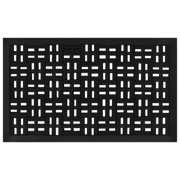 Deurmat Rechthoekig 45X75 Cm Rubber