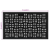 Deurmat Rechthoekig 45X75 Cm Rubber