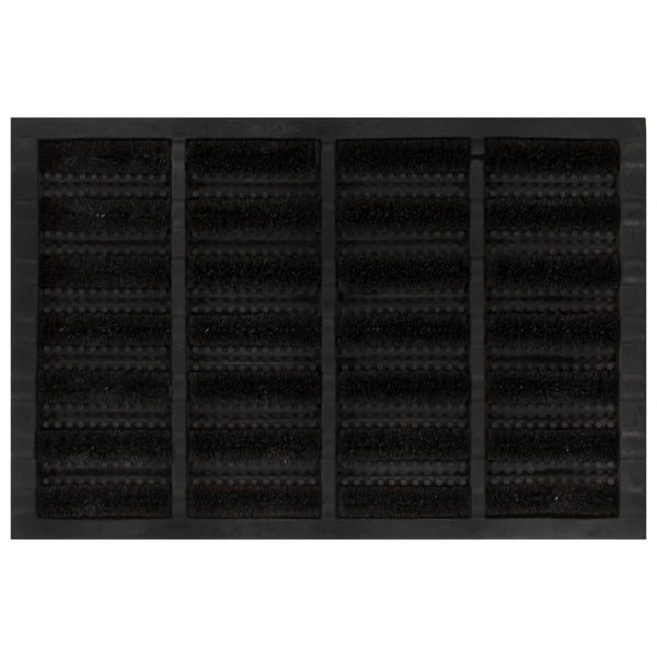 Deurmat Rechthoekig 40X60 Cm Rubber En Kokosvezel