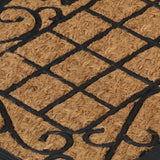 Deurmat Rechthoekig 45X75 Cm Rubber En Kokosvezel