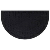 Deurmat Halfrond 45X75 Cm Rubber En Kokosvezel Grijs Sonoma