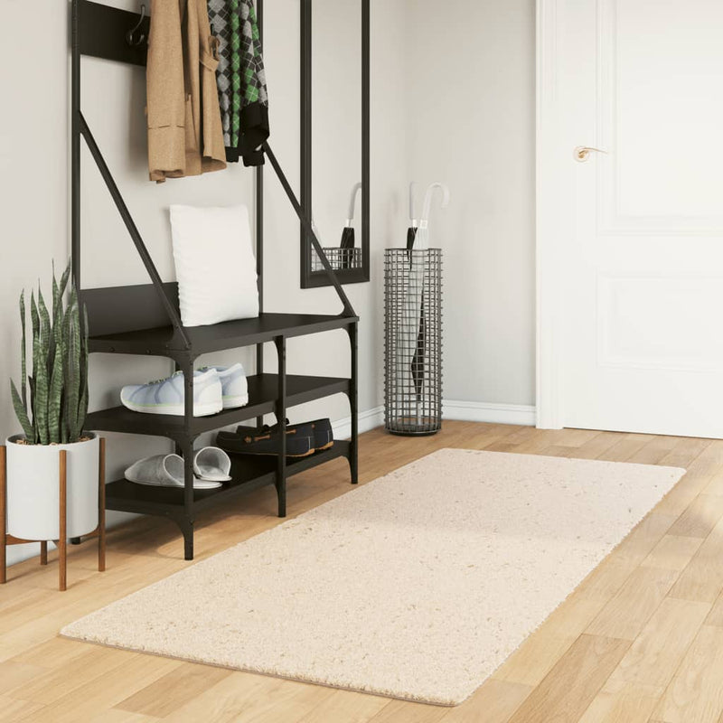 Vloerkleed Huarte Laagpolig Zacht Wasbaar Beige