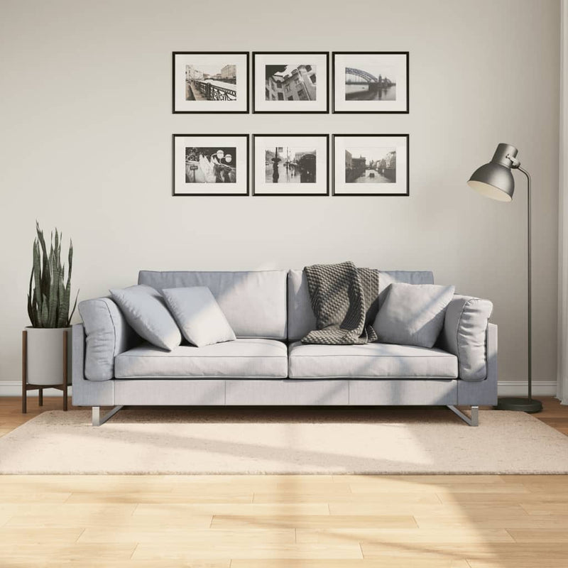Vloerkleed Huarte Laagpolig Zacht Wasbaar Beige
