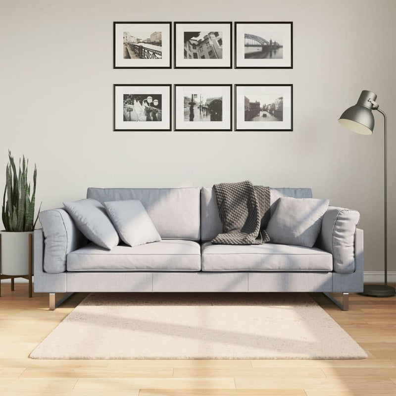 Vloerkleed Huarte Laagpolig Zacht Wasbaar Beige