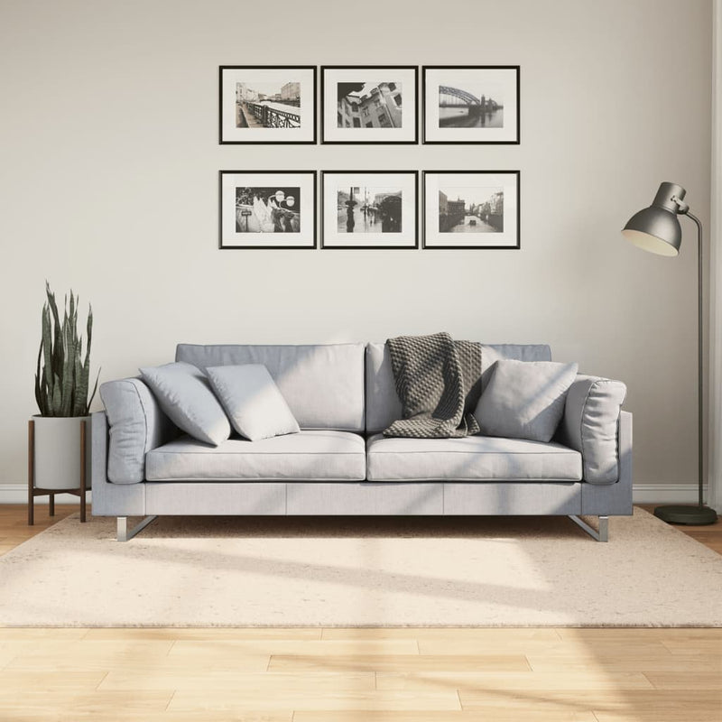 Vloerkleed Huarte Laagpolig Zacht Wasbaar Beige