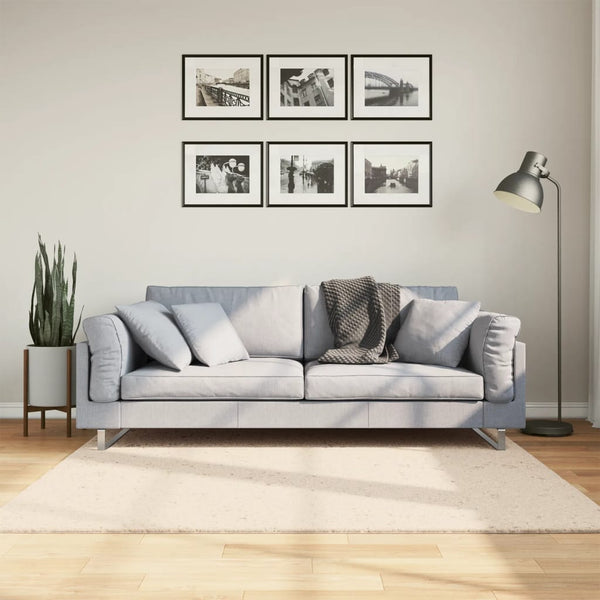 Vloerkleed Huarte Laagpolig Zacht Wasbaar Beige