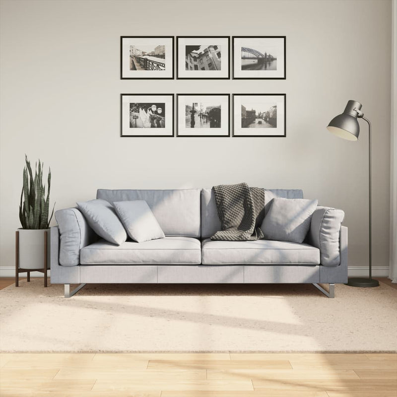 Vloerkleed Huarte Laagpolig Zacht Wasbaar Beige