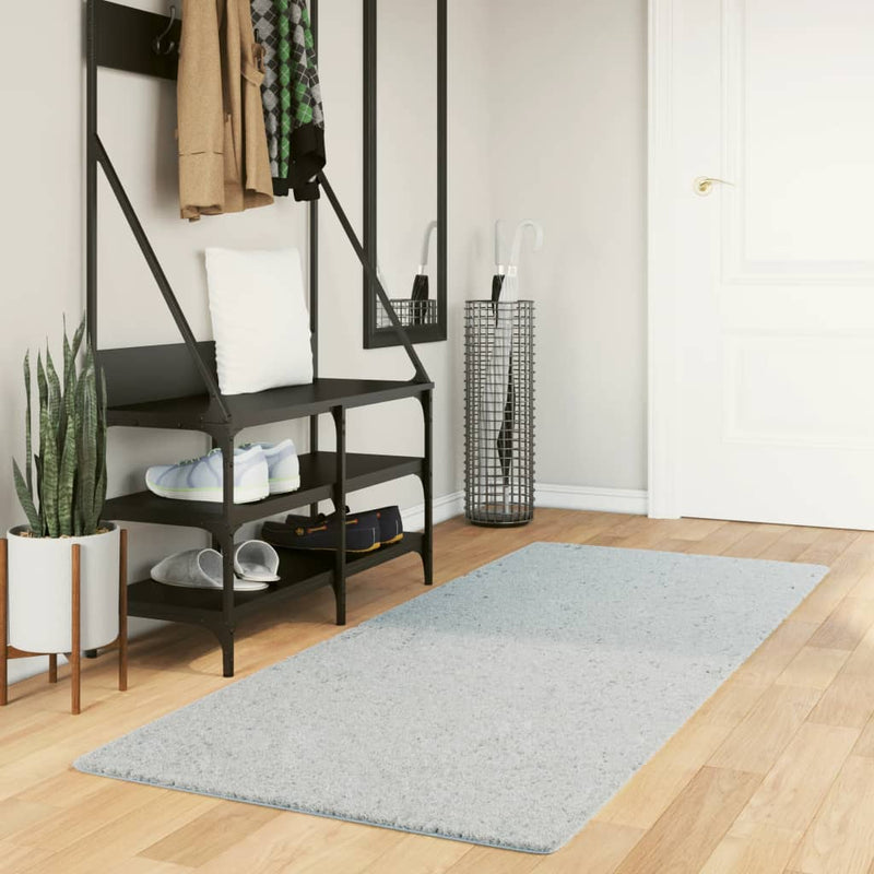 Vloerkleed Huarte Laagpolig Zacht Wasbaar Blauw
