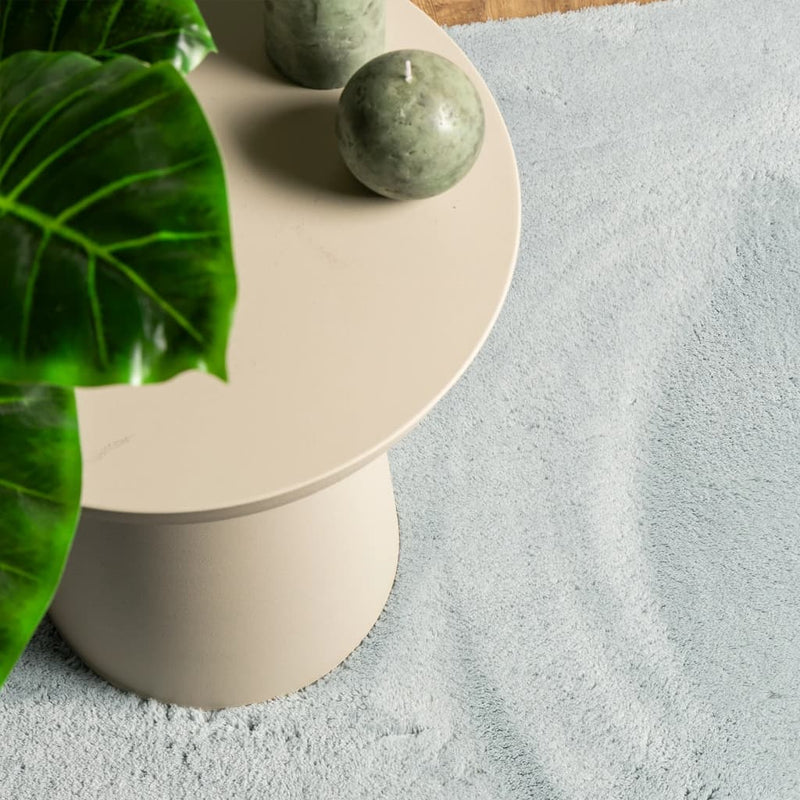 Vloerkleed Huarte Laagpolig Zacht Wasbaar Blauw