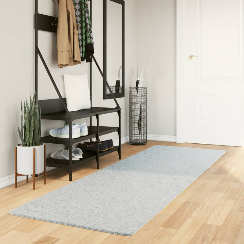 Vloerkleed Huarte Laagpolig Zacht Wasbaar Blauw