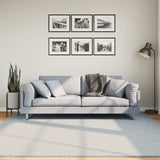 Vloerkleed Huarte Laagpolig Zacht Wasbaar Blauw
