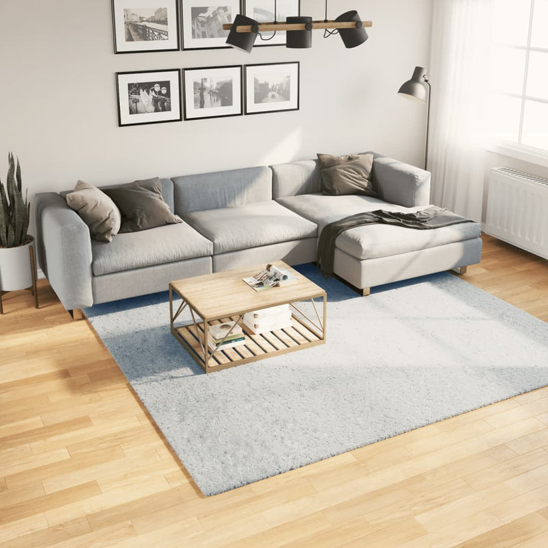 Vloerkleed Huarte Laagpolig Zacht Wasbaar Blauw