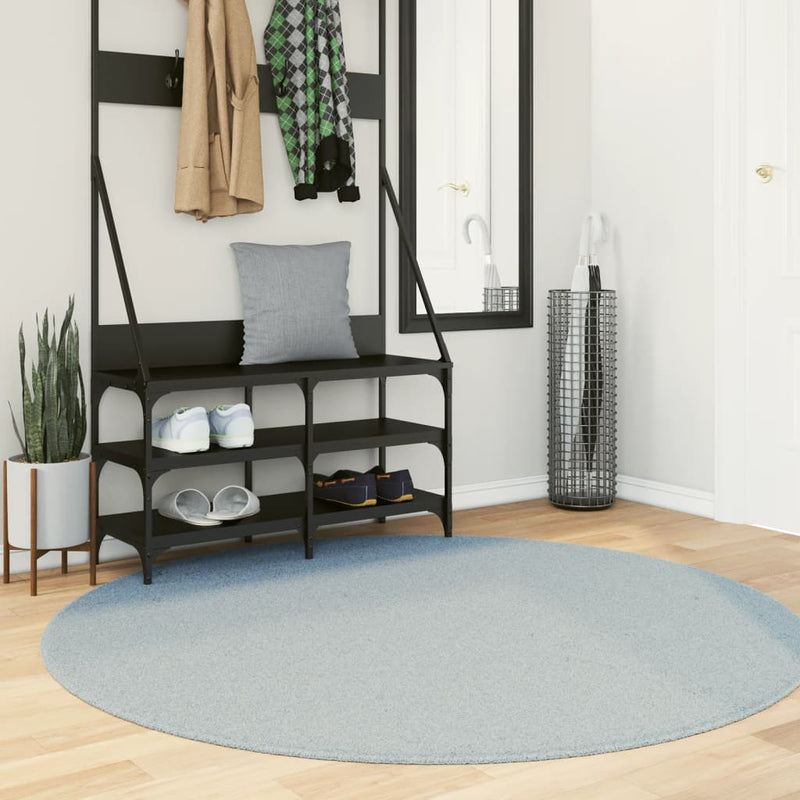 Vloerkleed Huarte Laagpolig Zacht Wasbaar Blauw