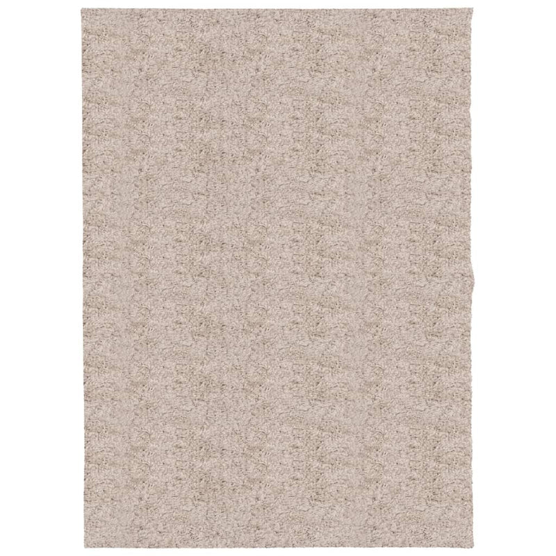 Vloerkleed Pamplona Shaggy Hoogpolig Modern Beige