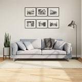 Vloerkleed Pamplona Shaggy Hoogpolig Modern Crème