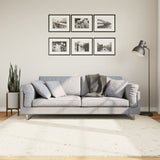 Vloerkleed Pamplona Shaggy Hoogpolig Modern Crème