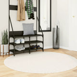 Vloerkleed Pamplona Shaggy Hoogpolig Modern Crème