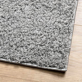 Vloerkleed Pamplona Shaggy Hoogpolig Modern Grijs