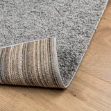 Vloerkleed Pamplona Shaggy Hoogpolig Modern Grijs