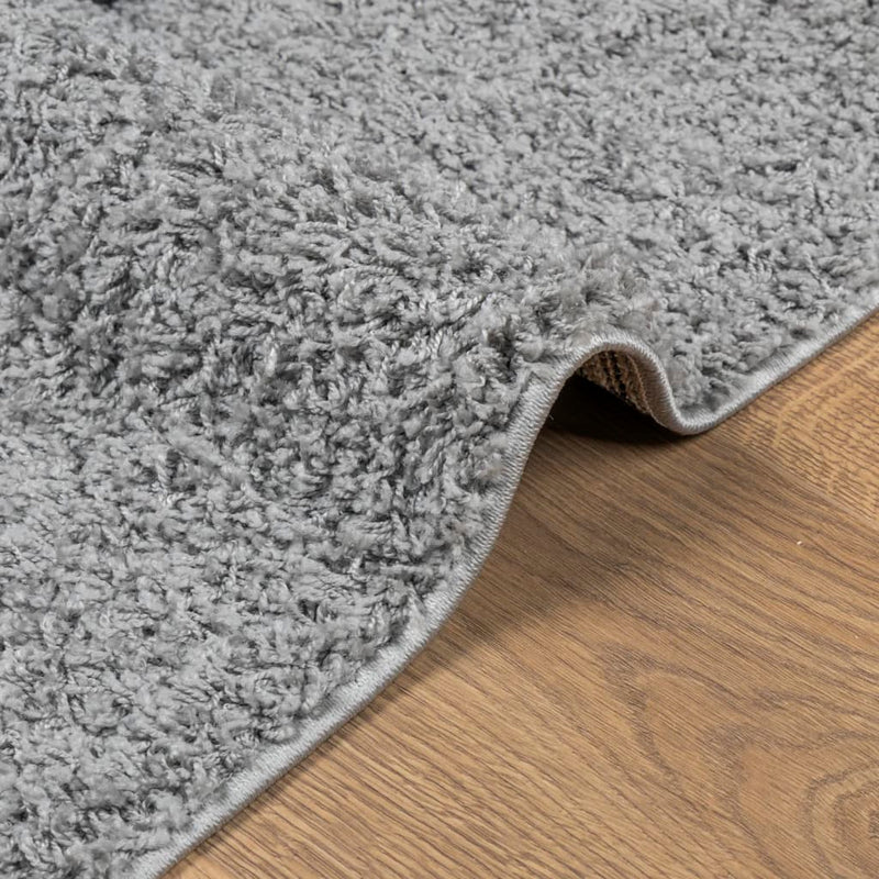 Vloerkleed Pamplona Shaggy Hoogpolig Modern Grijs