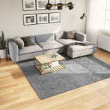 Vloerkleed Pamplona Shaggy Hoogpolig Modern Grijs